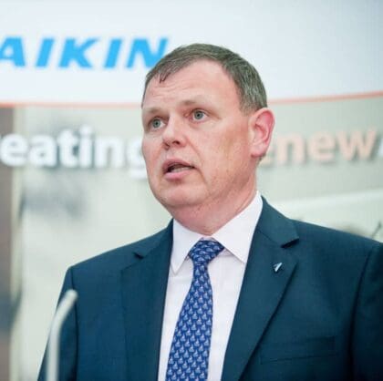 Daikin's managing director Peter Verkempynck