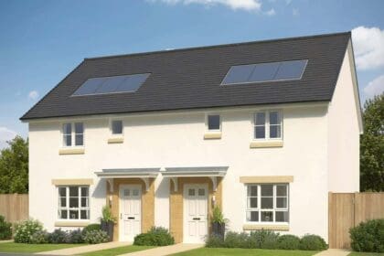 Barratt homes new development solar PV