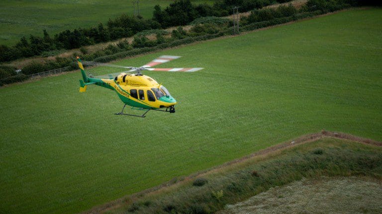 Grant UK donates £15,000 to Wiltshire Air Ambulance