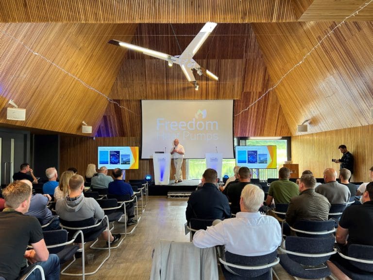 North West hosts first heat pump discovery event with Freedom Heat Pumps