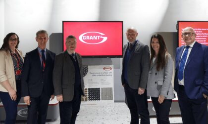 Local members of parliament, Sir Robert Buckland, the MP for Swindon South, and Justin Tomlinson, the MP for Swindon North, recently visited Grant UK’s new headquarters.