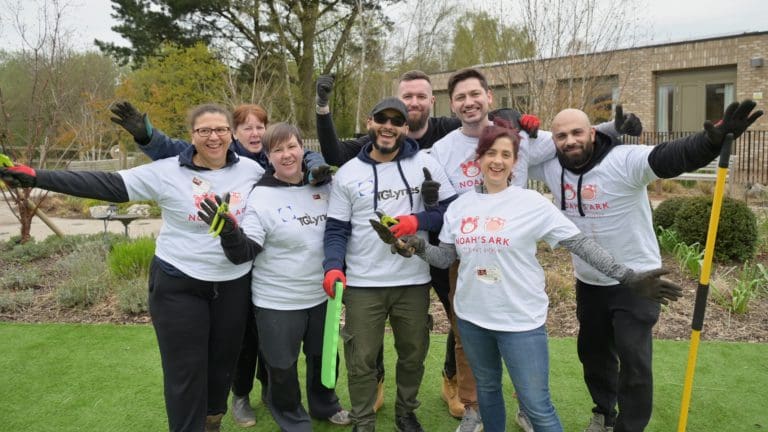 Colleagues at industry supplier TG Lynes got their hands dirty to help a children’s hospice.