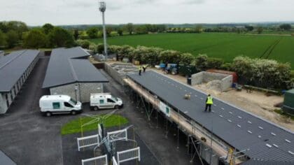 State of the art solar installation will help racecourse achieve its environmental goals.