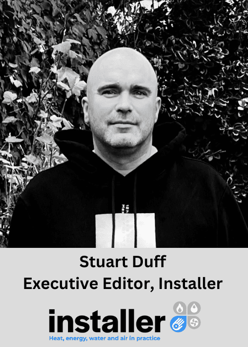 Stuart Duff, executive editor, installer