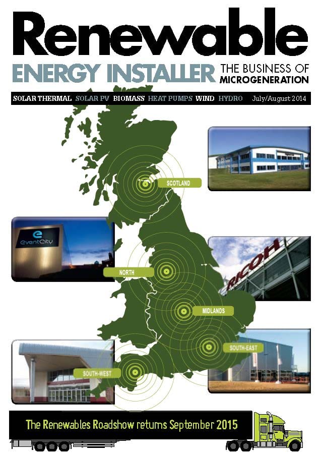Renewable Energy Installer July Aug 2014