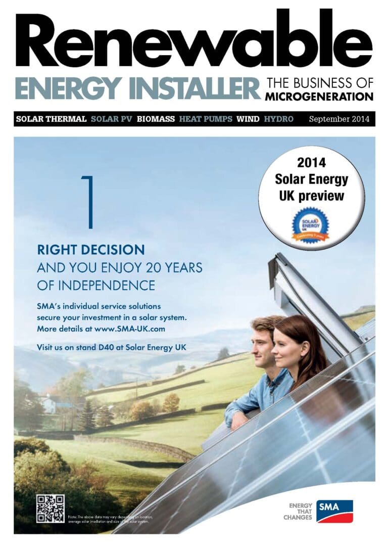 Renewable Energy Installer Sept 2014