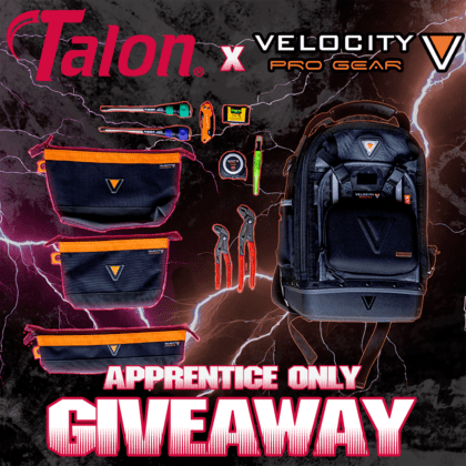 Talon Manufacturing is launching an exciting opportunity for apprentices! 🛠️ They're giving away an 'apprentice starter toolkit' filled with high-quality tools and Talon pipe clips and goodies.