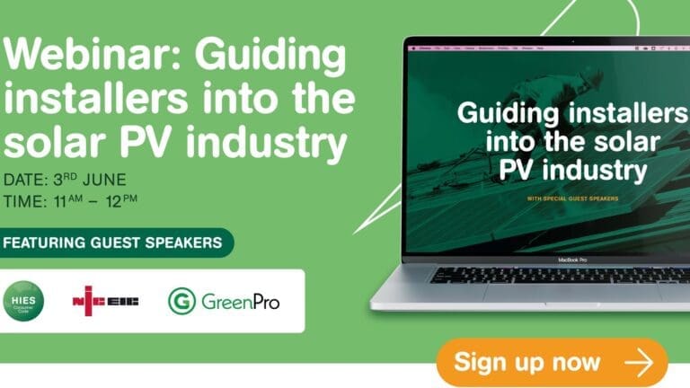 HIES webinar for solar installers image