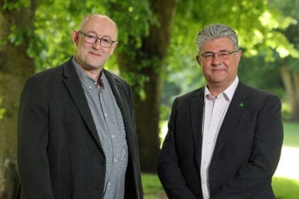 Ken Cronin CEO UKIFDA with Paul Rose CEO OFTEC