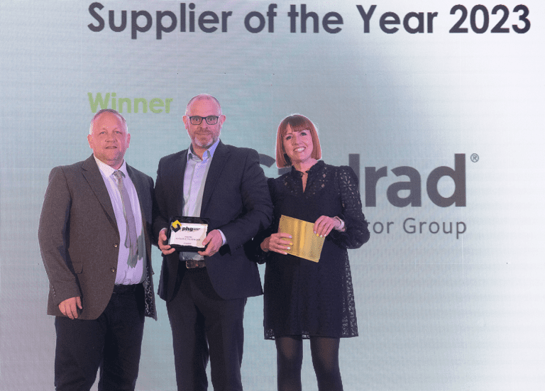 The team at Stelrad accept their award for Supplier of the Year.