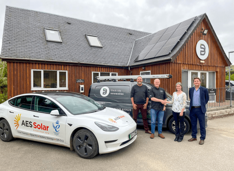 AES Solar acquires Black Isle Renewables, becoming one of Scotland's largest renewable energy firms.