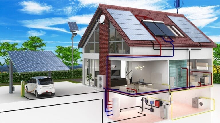 diagram of electrified smart home