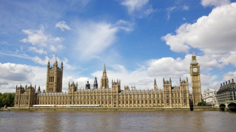 A picture of the Houses of Parliament